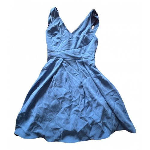 Pre-owned Claudie Pierlot Mini Dress In Blue