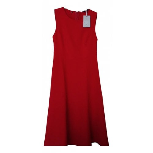 Pre-owned Tommy Hilfiger Mid-length Dress In Red