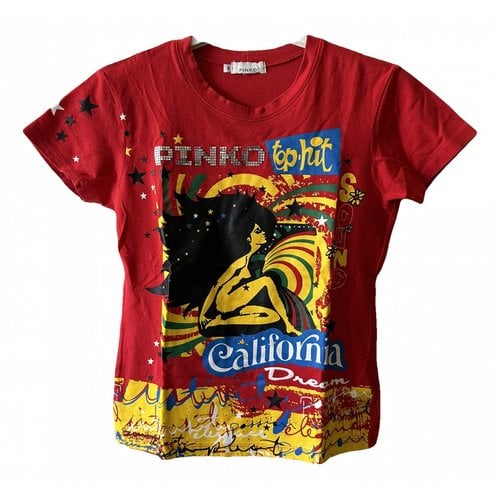 Pre-owned Pinko T-shirt In Red