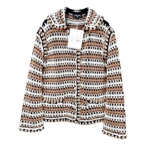 Pre-owned Chanel Cardigan In Brown