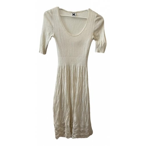 Pre-owned Missoni Mid-length Dress In White