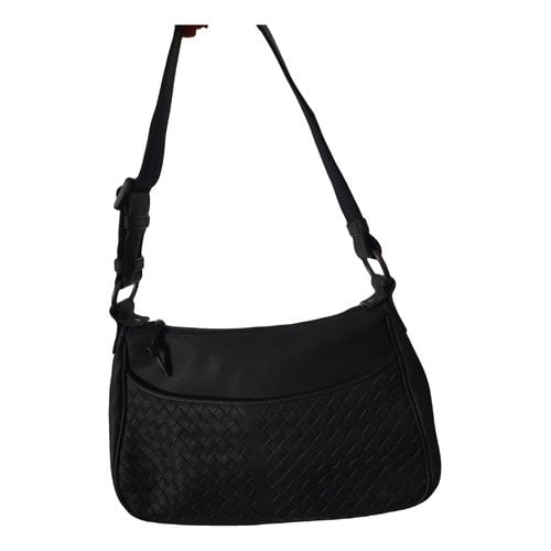 Pre-owned Bottega Veneta Cloth Handbag In Black