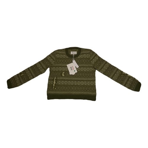 Pre-owned Maison Margiela Wool Pull In Green