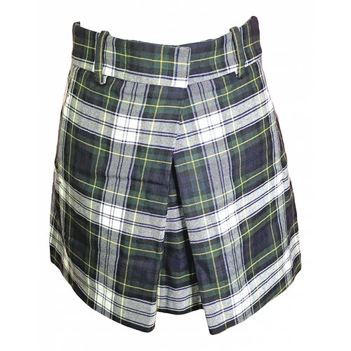 Pre-owned Mcq By Alexander Mcqueen Wool Mini Skirt In Multicolour
