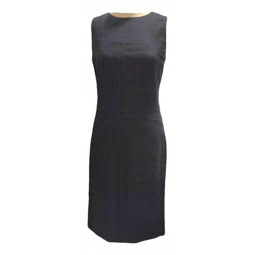 Pre-owned Givenchy Wool Dress In Grey