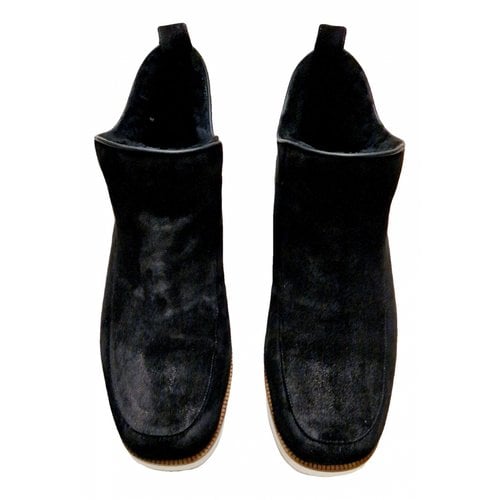 Pre-owned Gabriela Hearst Snow Boots In Black