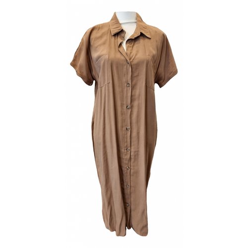 Pre-owned Kaos Dress In Brown