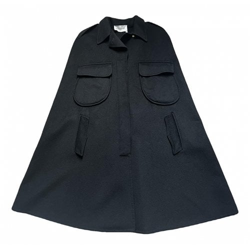 Pre-owned Saint Laurent Cashmere Coat In Black