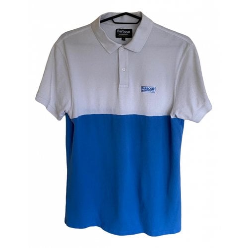Pre-owned Barbour Polo Shirt In Blue