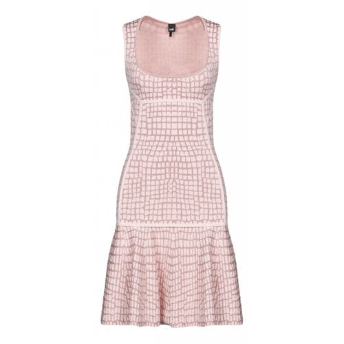 Pre-owned Just Cavalli Glitter Dress In Pink