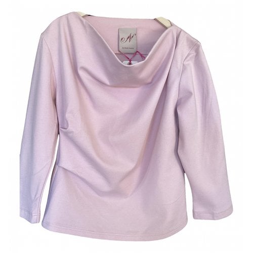 Pre-owned Nadia Jersey Top In Pink