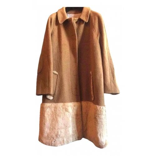 Pre-owned Band Of Outsiders Wool Coat In Beige