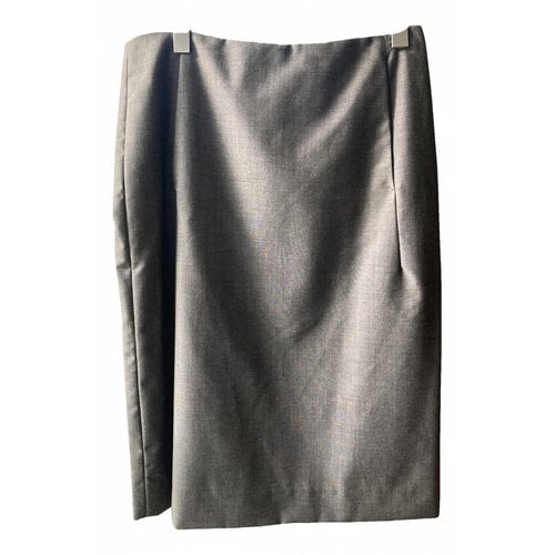 Pre-owned Marc Jacobs Wool Mid-length Skirt In Grey