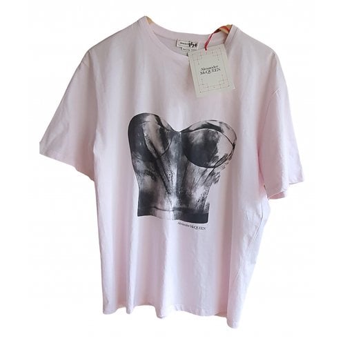 Pre-owned Alexander Mcqueen T-shirt In Pink