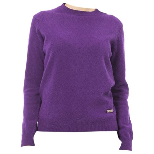 Pre-owned Baldinini Wool Sweatshirt In Purple