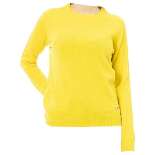 Pre-owned Baldinini Wool Sweatshirt In Yellow