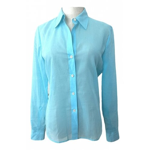 Pre-owned Theory Shirt In Blue