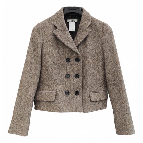 Pre-owned Chloé Wool Jacket In Other