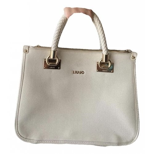 Pre-owned Liujo Leather Handbag In White