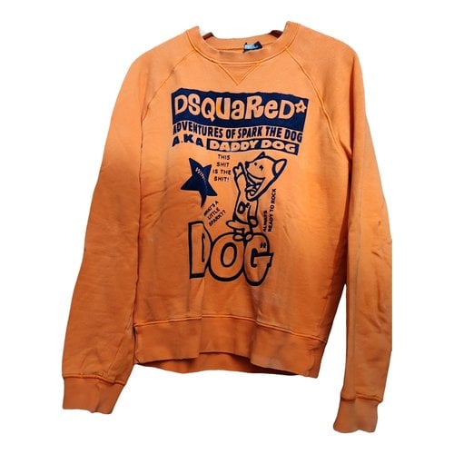 Pre-owned Dsquared2 Sweatshirt In Orange