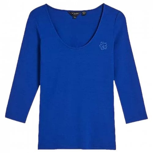 Pre-owned Ted Baker Blouse In Blue