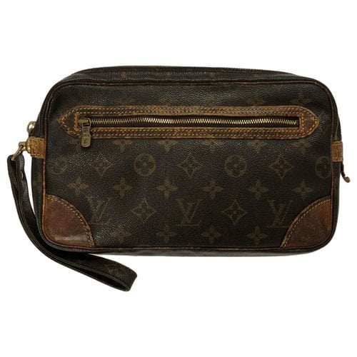 Pre-owned Louis Vuitton Clutch Bag In Brown