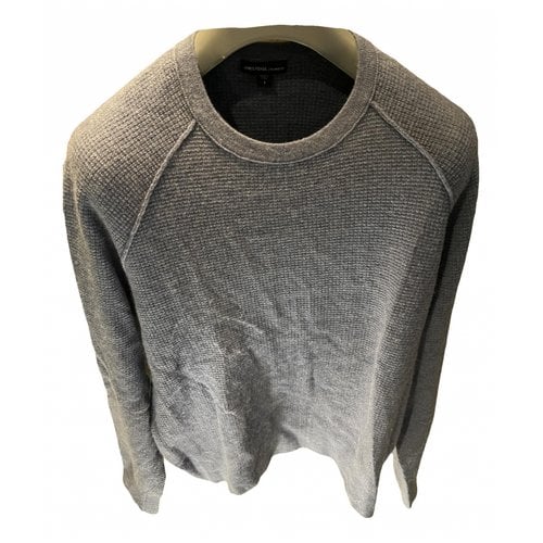 Pre-owned James Perse Cashmere Pull In Grey