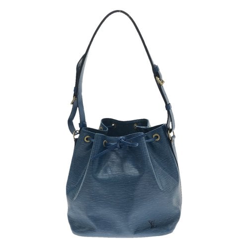 Pre-owned Louis Vuitton Petit Noé Trunk Handbag In Blue