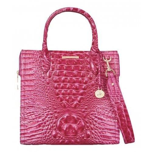 Pre-owned Brahmin Leather Handbag In Pink