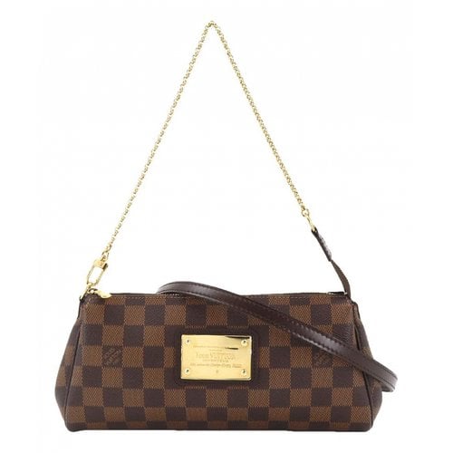 Pre-owned Louis Vuitton Eva Leather Handbag In Brown