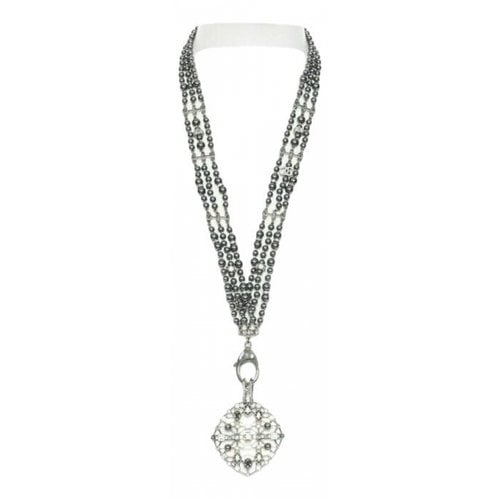 Pre-owned Chanel Necklace In Grey