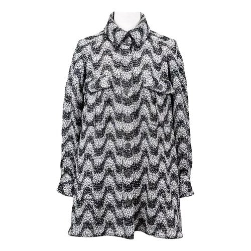 Pre-owned Chanel Coat In Grey