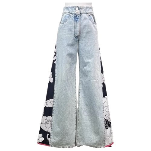 Pre-owned Chanel Large Pants In Blue