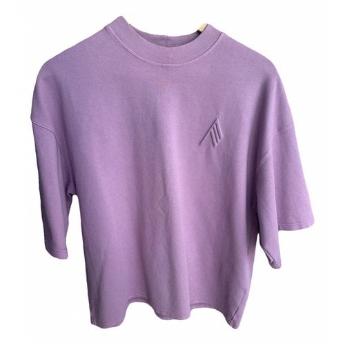 Pre-owned Attico T-shirt In Purple