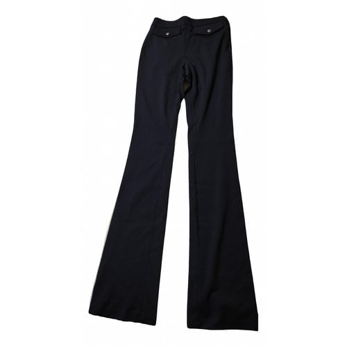 Pre-owned Kate By Laltramoda Trousers In Blue