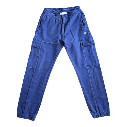 Pre-owned Adidas Originals Trousers In Blue