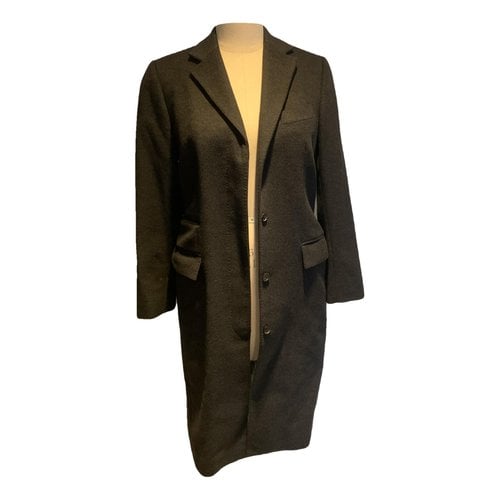 Pre-owned Gucci Cashmere Coat In Grey