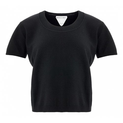 Pre-owned Bottega Veneta Cashmere T-shirt In Black