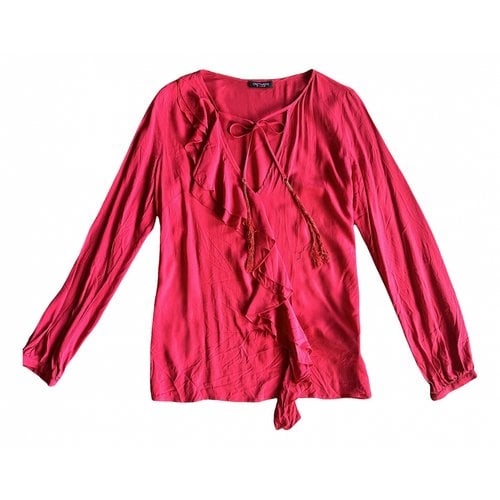 Pre-owned Cristinaeffe Silk Blouse In Red