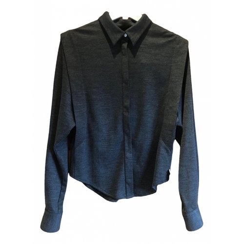 Pre-owned Isabel Marant Wool Blouse In Anthracite