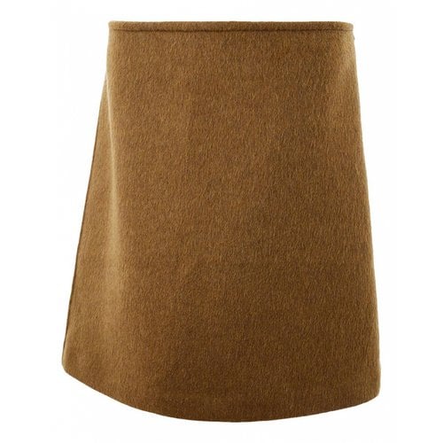Pre-owned Bottega Veneta Wool Skirt In Brown