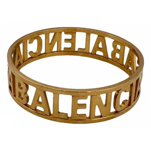 Pre-owned Balenciaga Bracelet In Gold