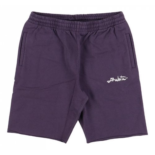 Pre-owned Off-white Short In Purple