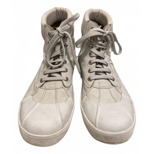Pre-owned Jacquemus Le Meunier Boots In White