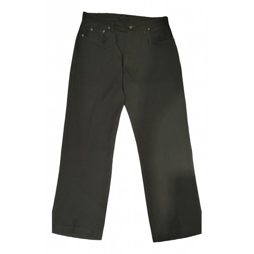 Pre-owned Gucci Straight Pants In Khaki