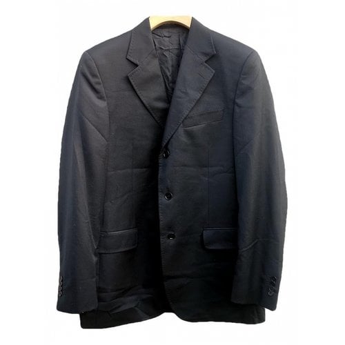 Pre-owned Alexander Mcqueen Wool Suit In Black