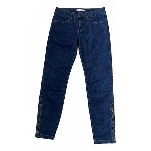 Pre-owned Gerard Darel Slim Jeans In Blue