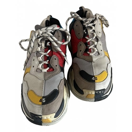 Pre-owned Balenciaga Triple S Low Trainers In Other