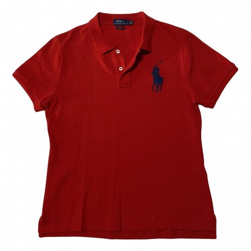 Pre-owned Polo Ralph Lauren Polo In Red