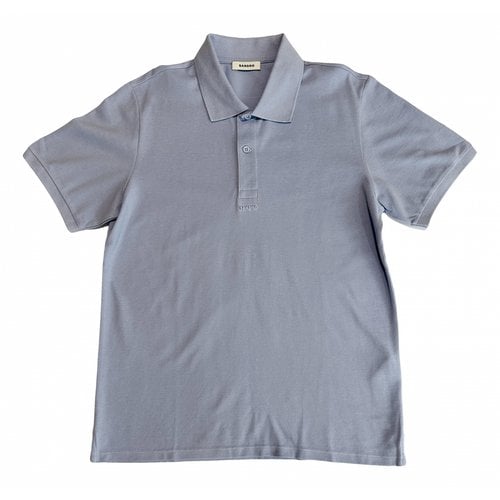 Pre-owned Sandro T-shirt In Blue